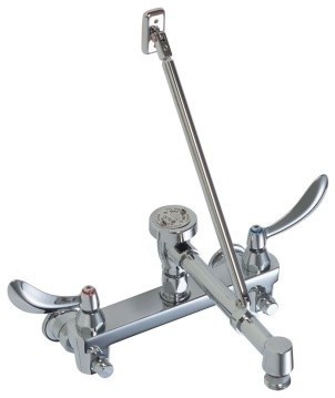 Delta Two Handle 8 Wall Mount Service Sink Faucet Contemporary