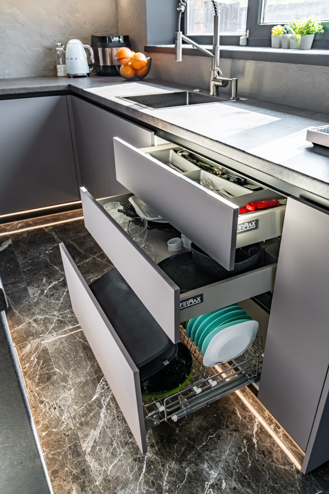 Проект кухни в частном доме