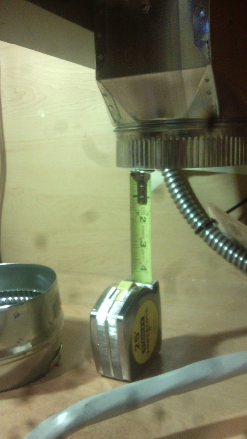 range downdraft vent flexible duct