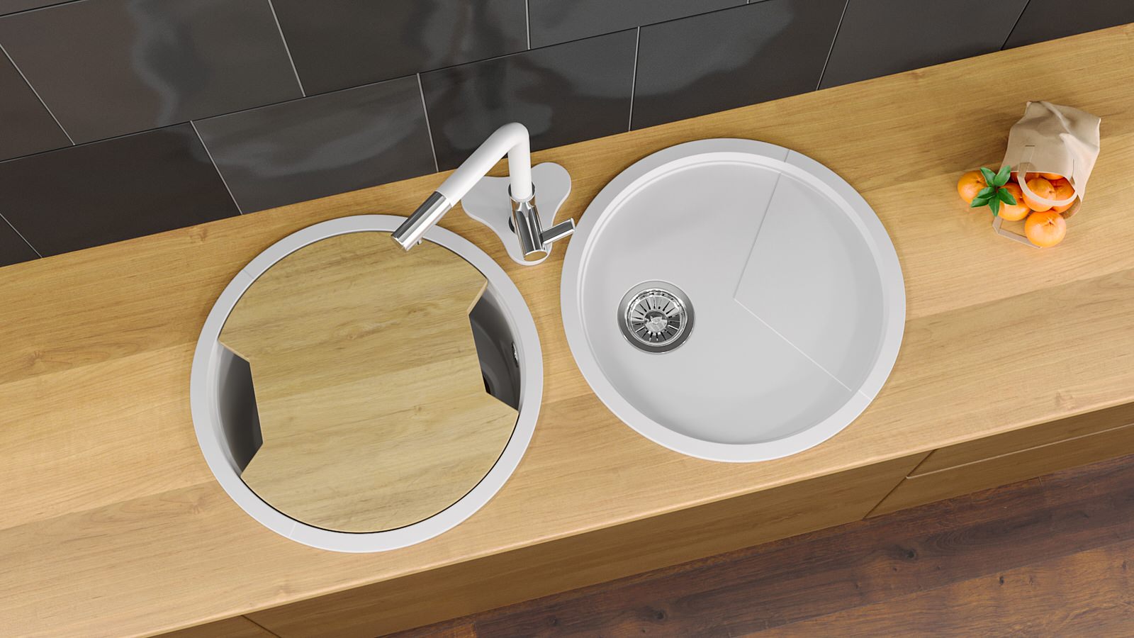 Кухонная мойка KitKraken Spring