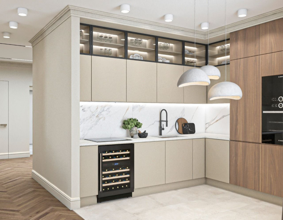 Просторная квартира с гостевой в классическом стиле