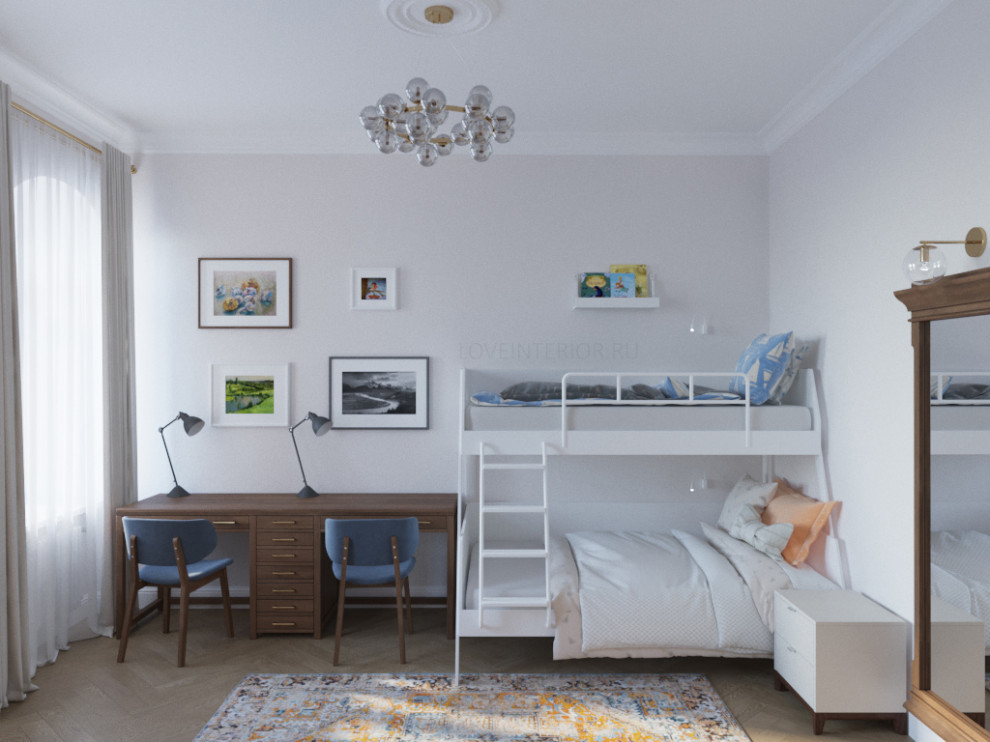 Квартира в доме, построенном в XIX веке в центре Москвы