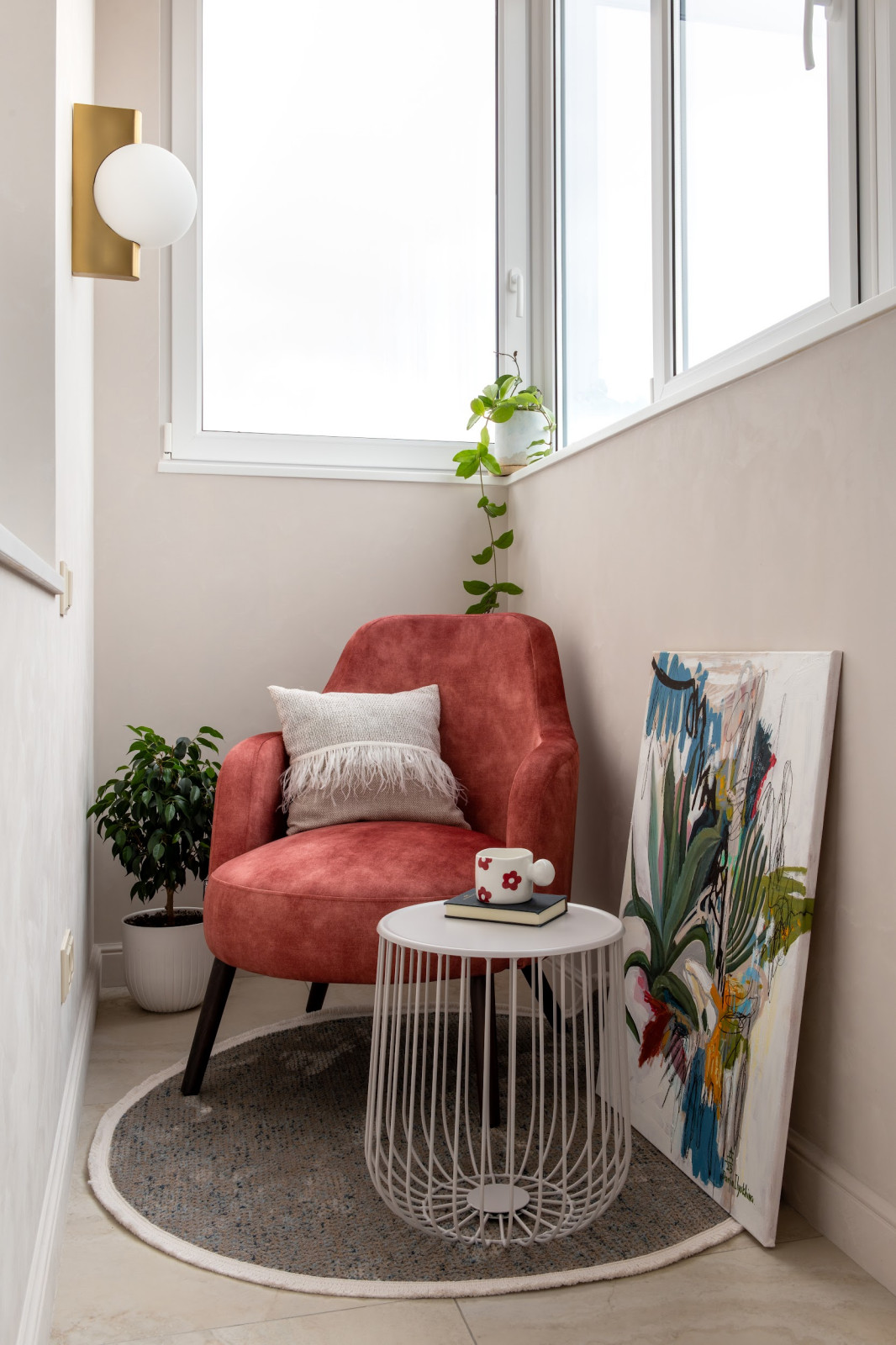 Реализованный проект квартиры "Фисташка"