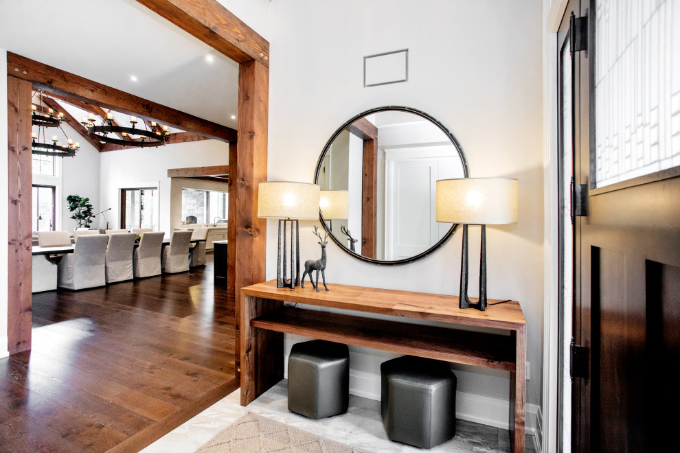 Mountain style entryway photo in Toronto