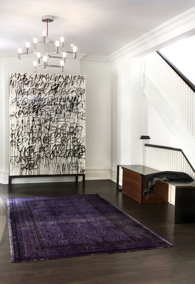 Inspiration for a contemporary entry hall in Toronto.
