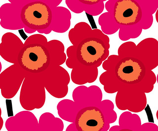 Unikko Marimekko Wallpaper - Traditional - Wallpaper - by Galerie