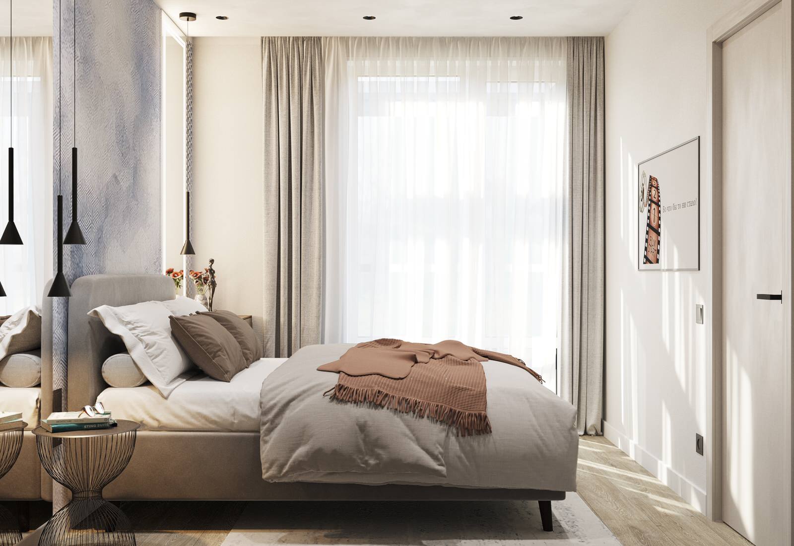 Визуализация интерьера. Квартира в жилом комплексе "Легенда Героев”