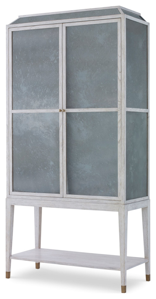 Mirrorred Chambre Cabinet, Senoia A Frame Ladder Bookcase