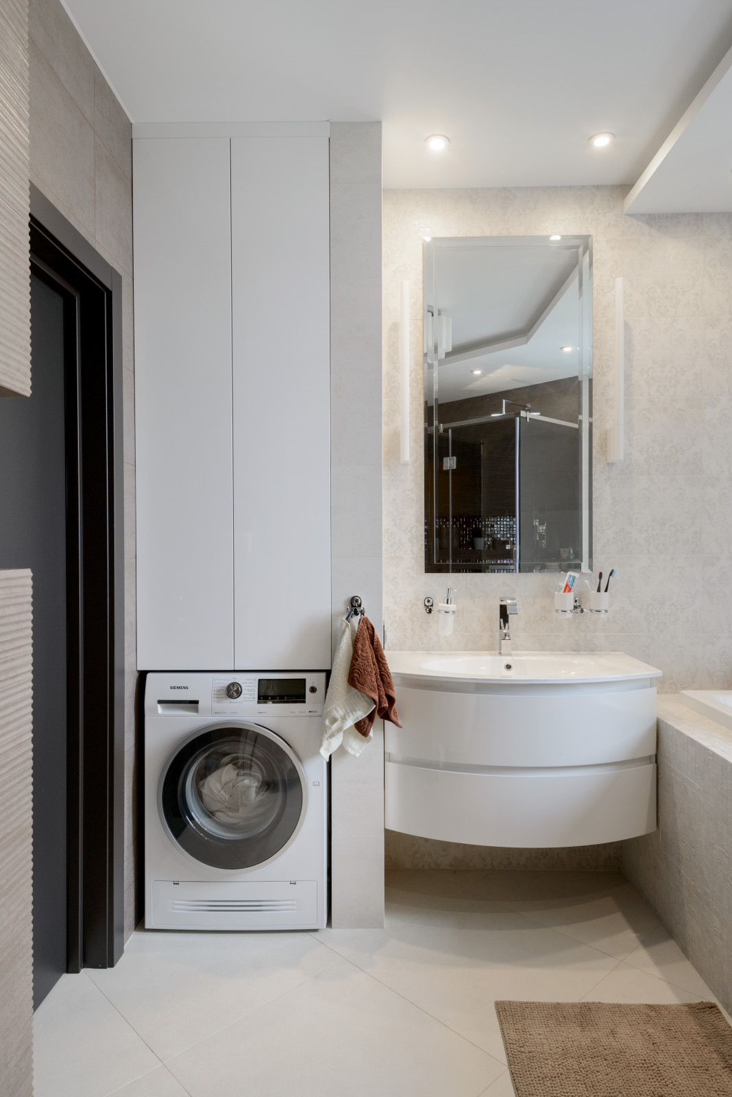 Трехкомнатная квартира-студия в современном стиле