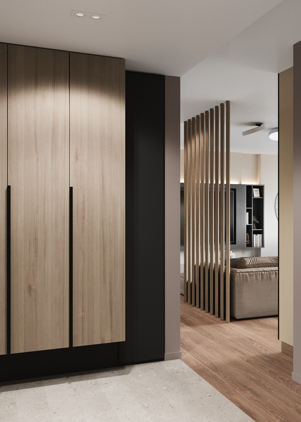 ЖК Гранит, кухня-гостиная