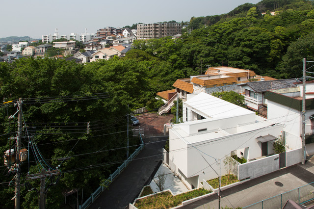 獅子ヶ口町の家 moderno-fachada