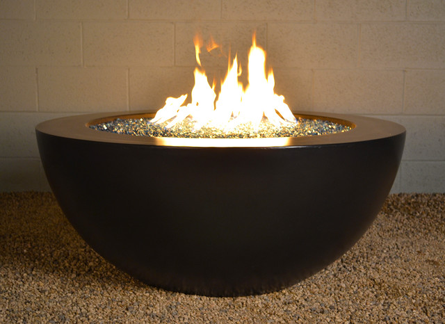 Legacy Round Fire Pit Contemporary Garden Los Angeles By