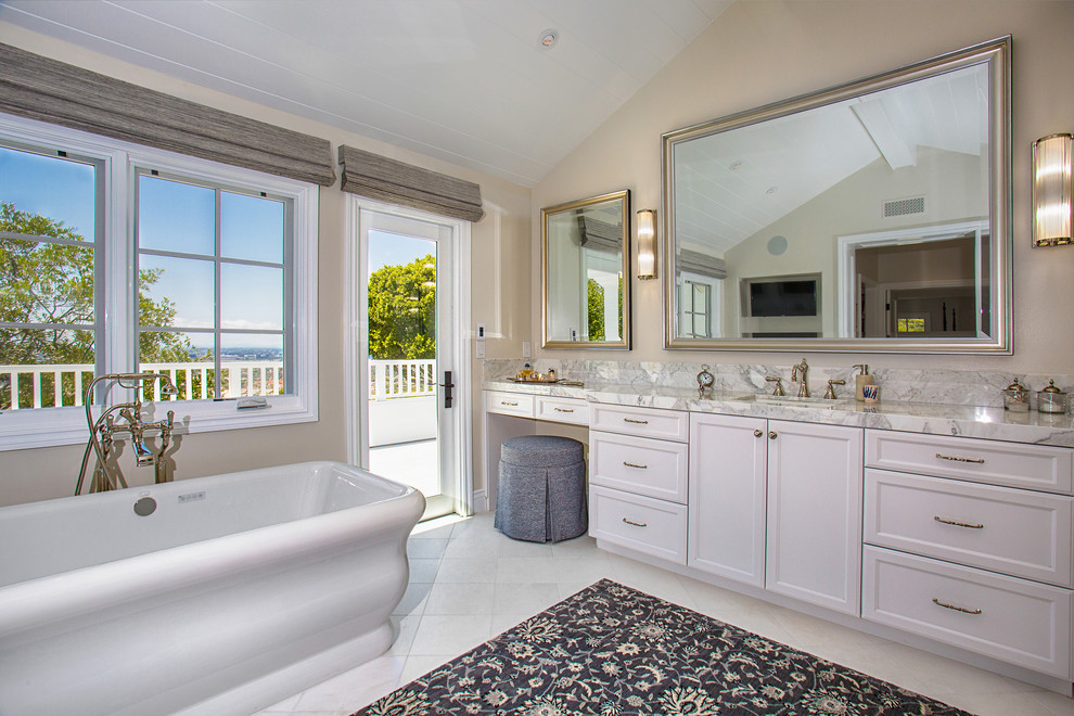 Irvine Residence Traditional Bathroom Orange County by d'Arcy