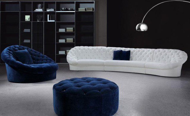 Modern, Contemporary Fabric Upholstered Living Room Sets