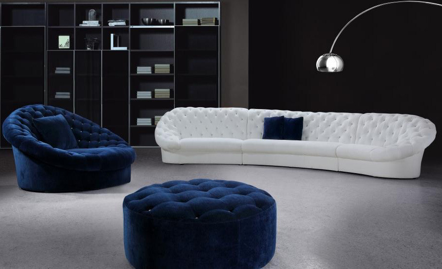 Modern, Contemporary Fabric Upholstered Living Room Sets