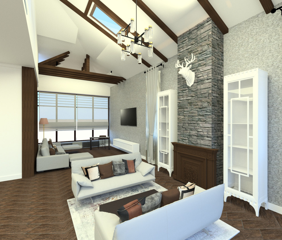 Интерьер Загородного дома в котеджном поселке Новорижский