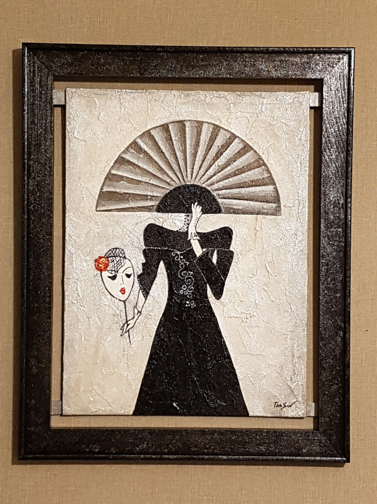 Девушка с веером