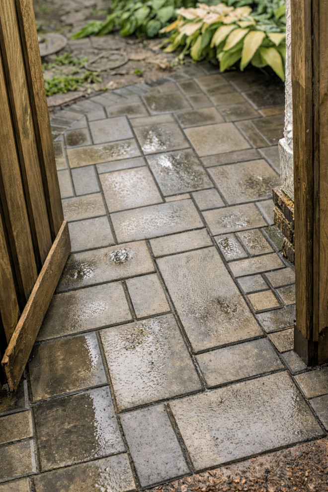 Random Ashlar Paving Pattern Concrete Paver Walkway in Random Ashlar Pattern – 50th & Zenith ...