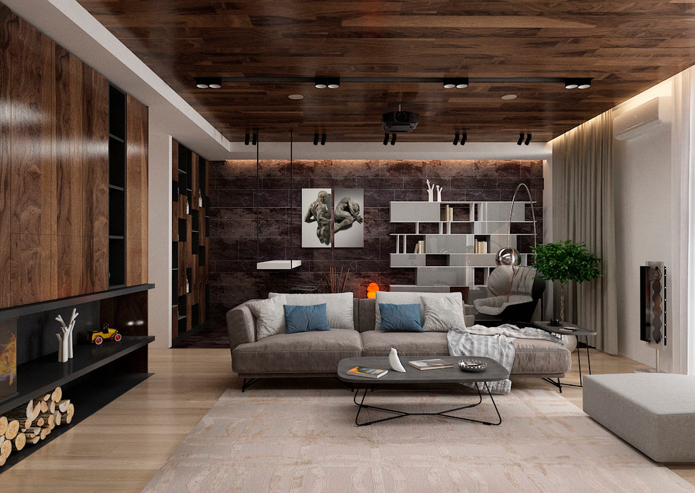 Интерьер таунхауса 400 м.кв.