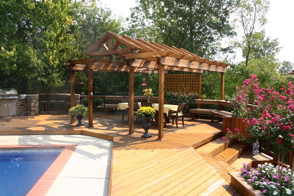 Deck - deck idea with a pergola