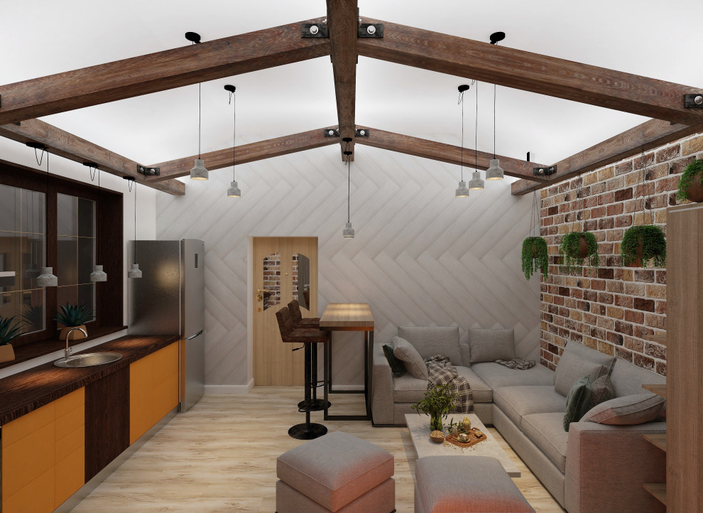 Дизайн интерьера предбанника и тамбура.