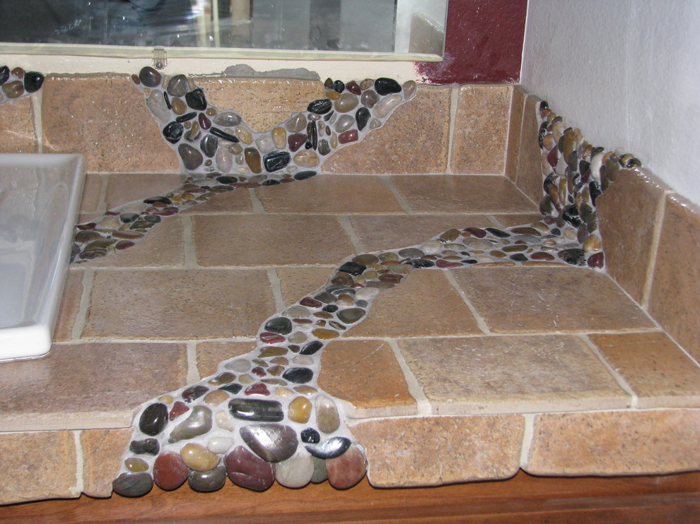 Inspiration for a transitional home design remodel in Phoenix