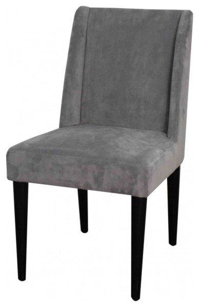 Javon Dining Chair by NPD Furniture, Grey Fabric