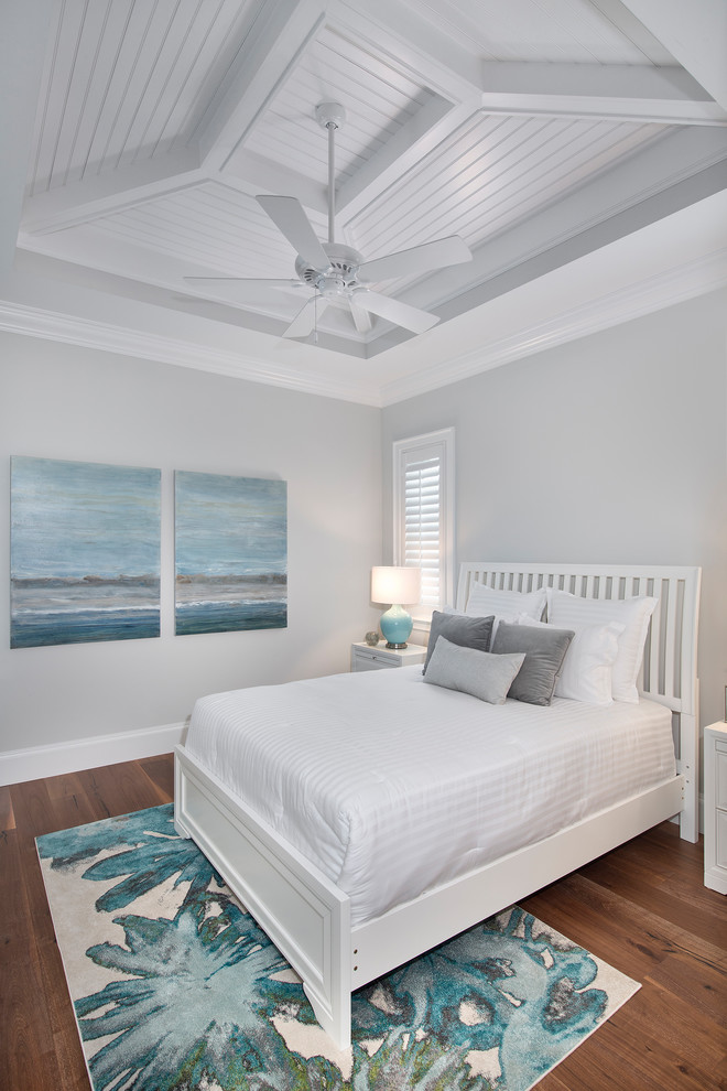 Photo of a contemporary guest bedroom in Miami.