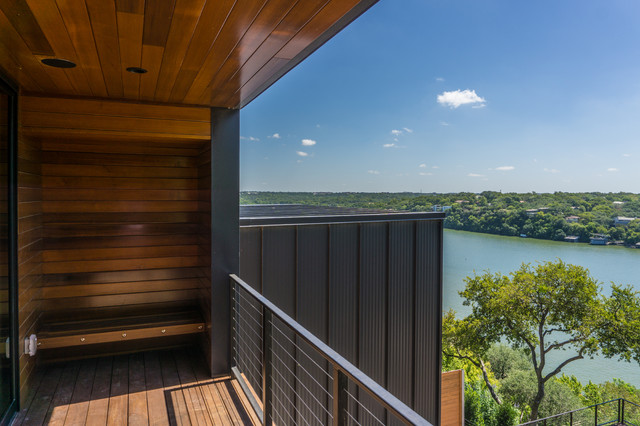 Laguna Loma Lake House contemporary-terrace