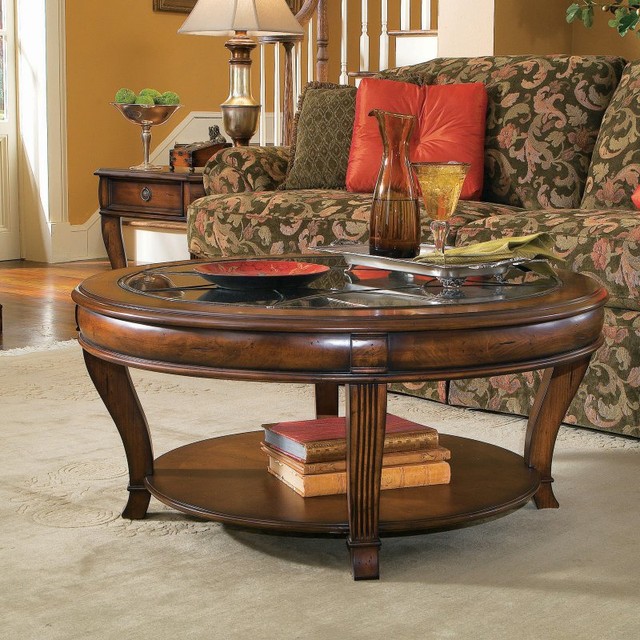 Hooker Furniture Brookhaven 3 Piece Round Coffee Table Set - HOOK1426