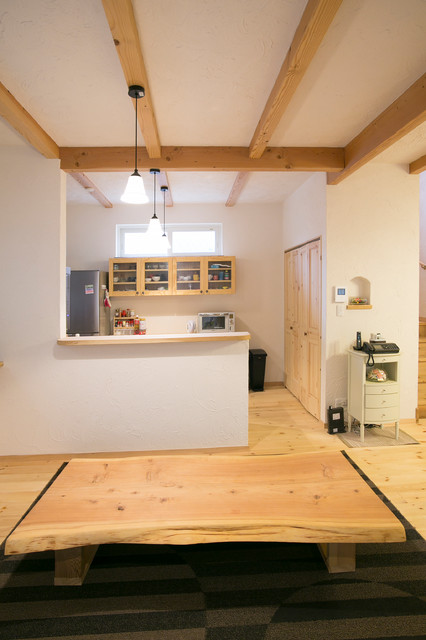 東大阪の白い家 moderno-salon