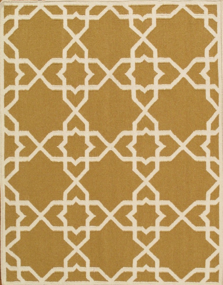 Pasargad Kilim Collection Hand-Knotted Lamb's Wool Area Rug, 6' 0"x9' 0"