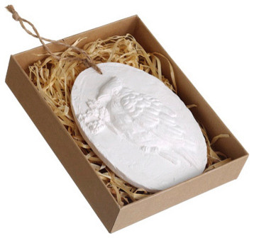 Silk Plants Direct Plaster Cardinal Ornament, Pack of 12