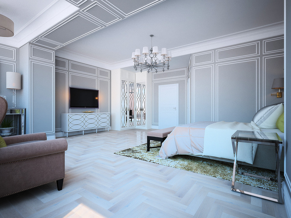 Спальня в загородном доме в Тарасовке