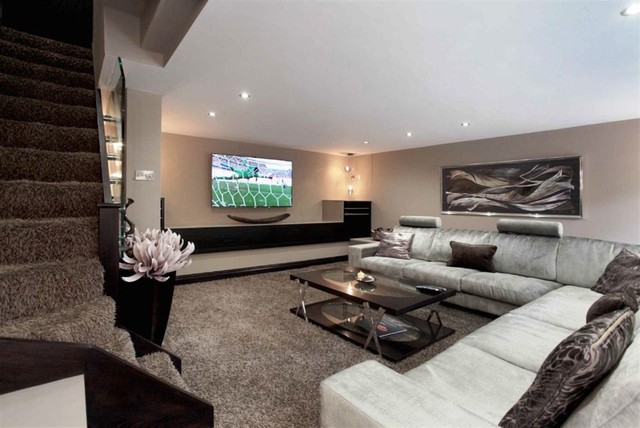 Modern house in Alderley Edge, Cheshire contemporary-living-room