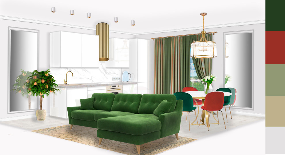 Кухня -гостиная