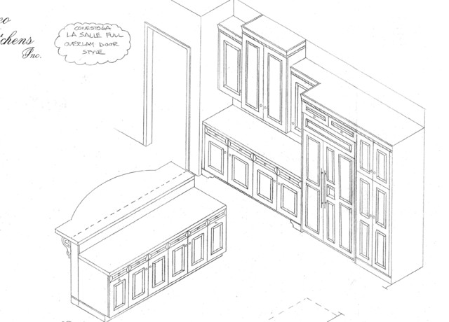 Cubbage Kitchen Drawing 2 modern