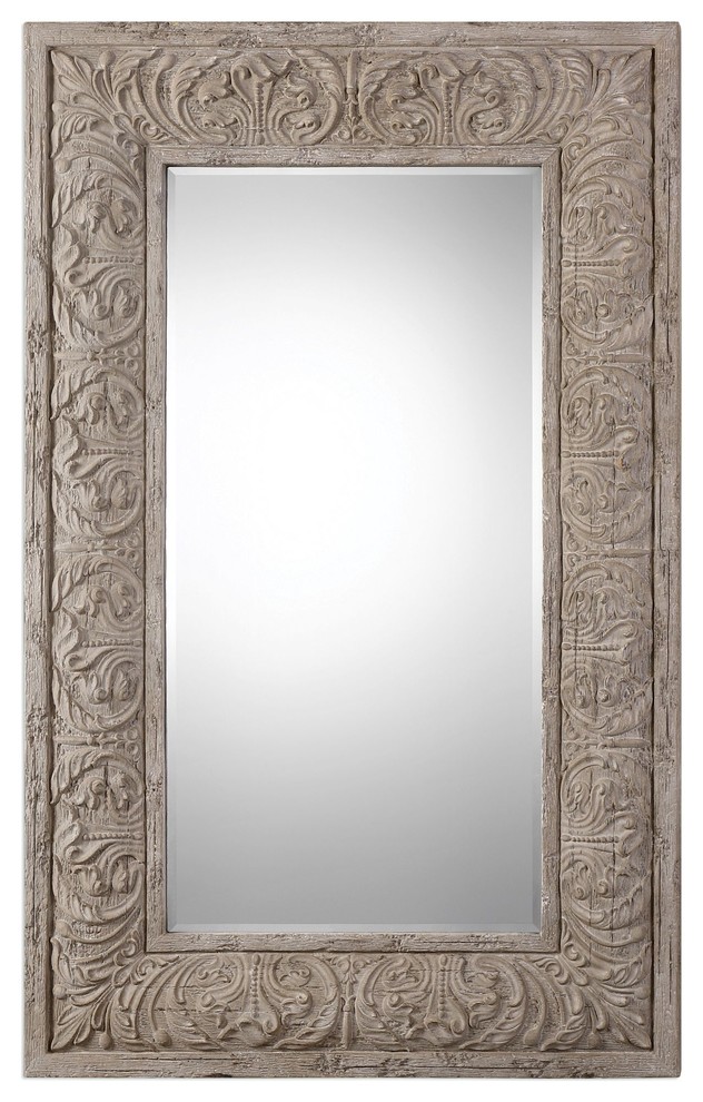 Vazzano Oversized Driftwood Mirror