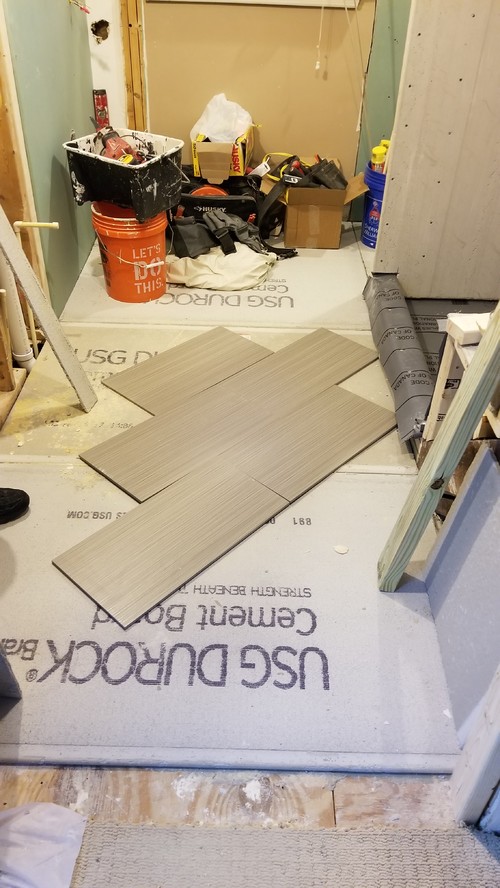 Bathroom Renovation 12x24 Tile Pattern Options