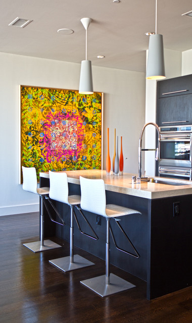 The House Above Dallas contemporary-kitchen