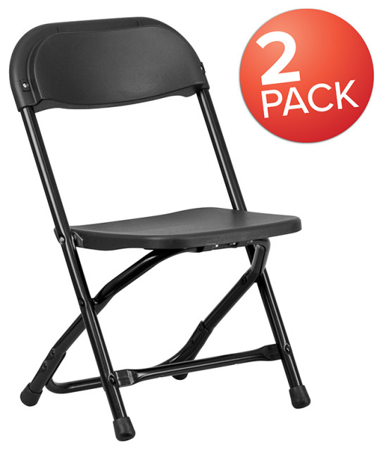 Kids Black Folding Chair Modern Folding Chairs And Stools by
