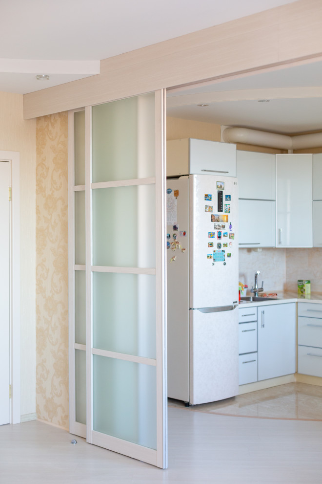 Разделение кухни с гостиной