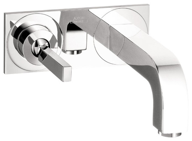 Axor Citterio Wall-Mounted Single-Handle Faucet Trim w/Base Plate