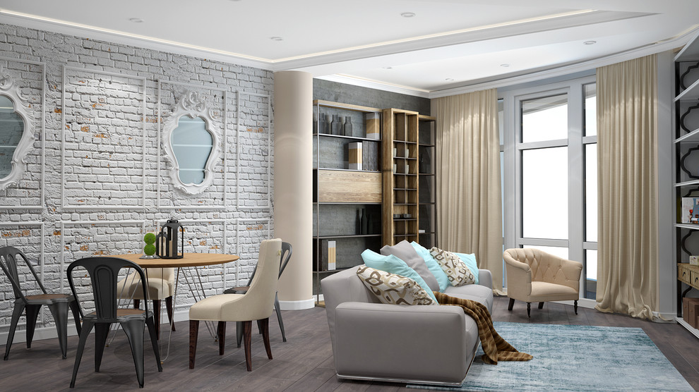 Гостиная дизайн-студии интерьеров Vitta-Group