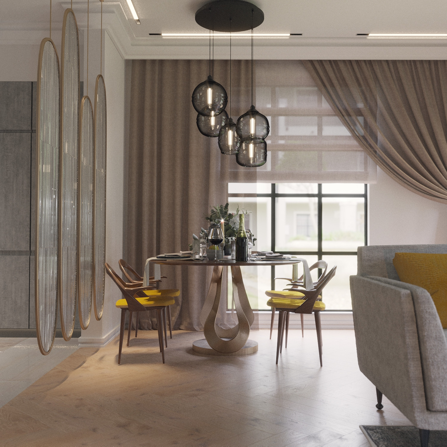 Кухня-гостинная