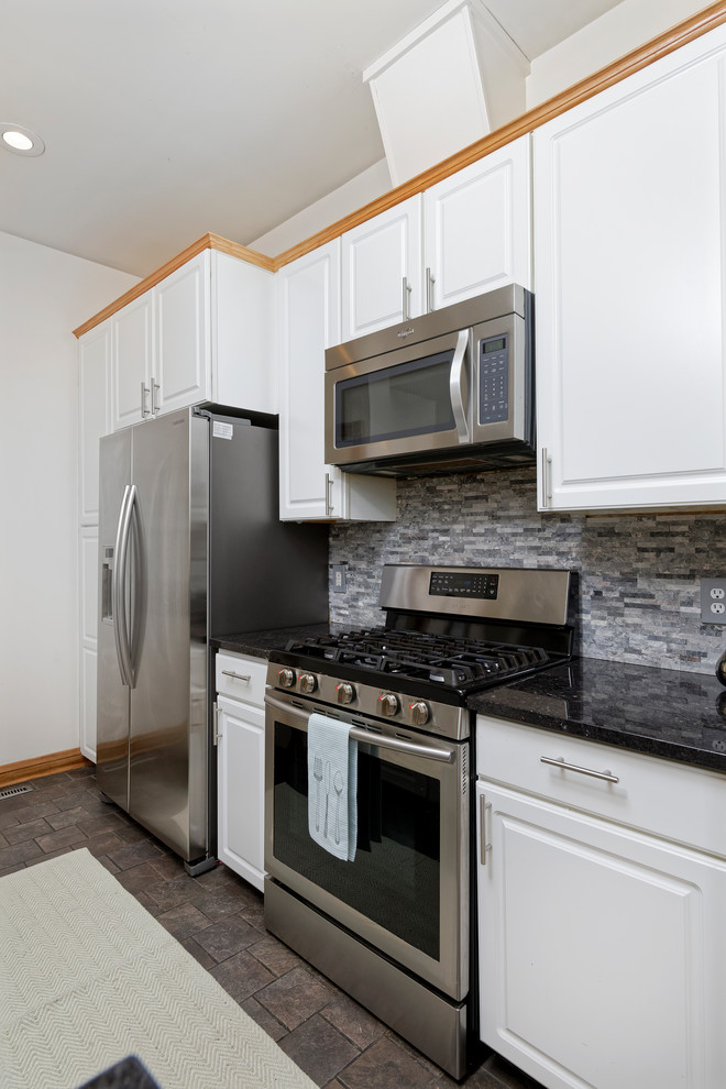 Example of an ornate kitchen design in Denver
