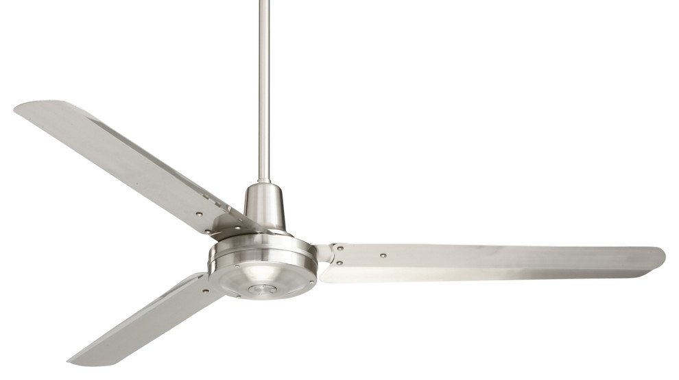 Emerson Fans Pro Series Brushed Steel with Brushed Steel Blade 56'' Wide Ceiling
