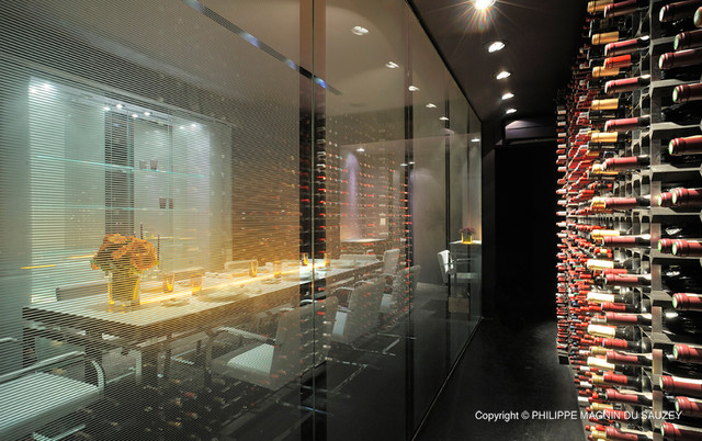 Restaurant Londres modern-weinkeller