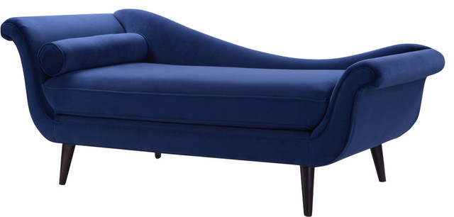 Kai Chaise Lounge Midcentury Indoor Chairs By Kai Chaise Lounge Navy Blue