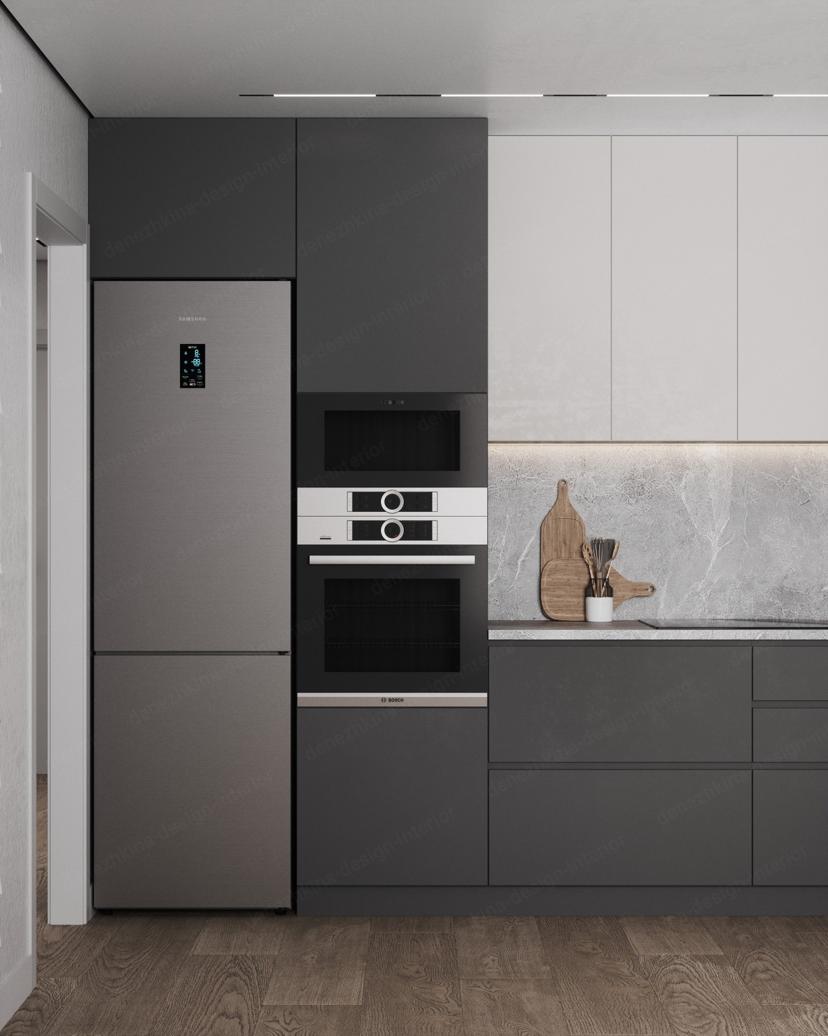 Дизайн проект 3 комнатной квартиры - Красногорск